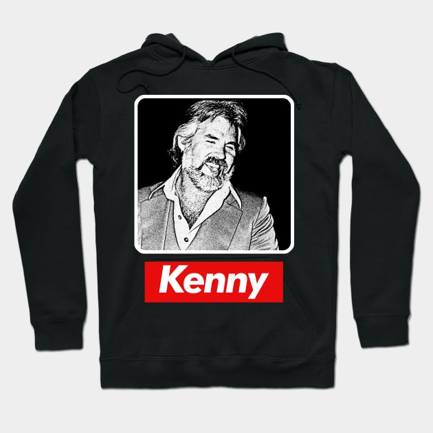 Kenny Rogers / Retro Fan Design Hoodie by DankFutura